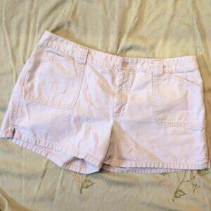 Old Navy Cream Cotton Shorts Size 12